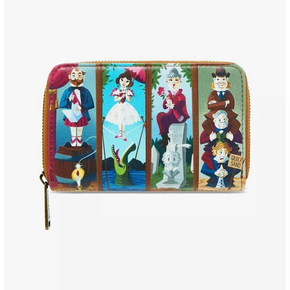Loungefly Haunted Mansion Stretching Room Portraits Backpack and Wallet Set NWT - Picture 14 of 16
